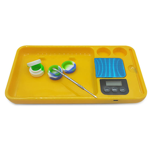 LuxScale – Smart LED Rolling Tray & Scale