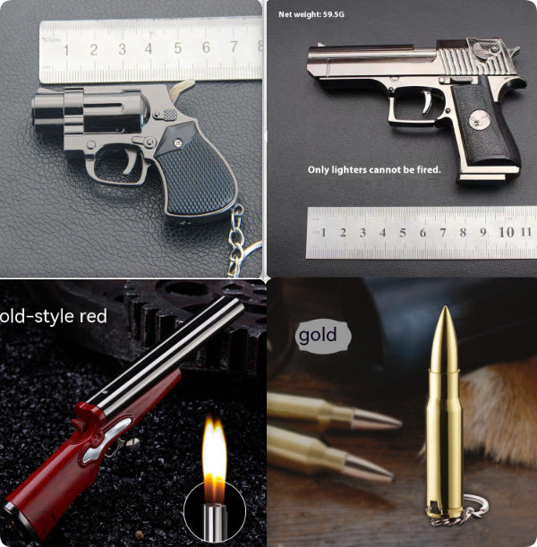 Puff Pistol – Mini Gun Keychain Torch Lighter